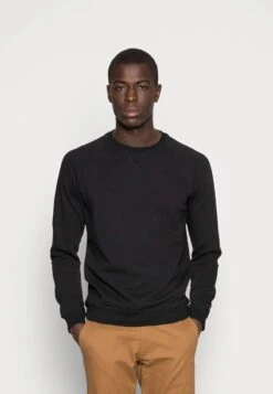 Pier One 2 PACK - Sweatshirt - Mottled Light Grey/black -K 029f7c3dd9af416989fd47d111d08b8b