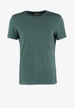Pier One T-Shirt Basic - Green Melange -K 0455591cefac4e409c734834ada6cb34