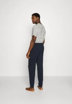 Pier One 2 PACK - Nachtwäsche Hose - Dark Blue/mottled Light Grey -K 058df6f0d3f34a2aaf1cb22da08558a8