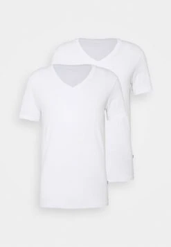 Pier One 2 PACK - T-Shirt Basic - White -K 080dd0916ef948e18ad5bc64ef88608c