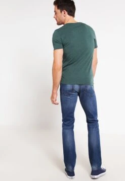 Pier One T-Shirt Basic - Green Melange -K 0d427aad8ad74f139ced6de698cc5d73