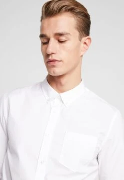 Pier One 2 PACK - Businesshemd - White/light Blue -K 135b9e8907b64d9cb056bf3b8eb7a27d