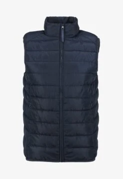 Pier One Weste - Dark Blue -K 15fc22cc55624553ab2c6044d81d2d43