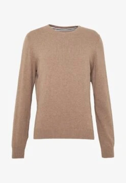 Pier One BASIC CREWNECK - Strickpullover - Mottled Beige 13 Pier One BASIC CREWNECK - Strickpullover - Mottled Beige -K 188b4f92241a4ee38833f970cf37df24