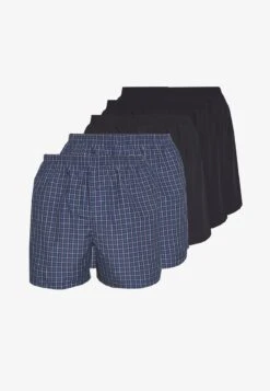 Pier One 5 PACK - Boxershorts - Dark Blue/blue -K 2073f2768e074b3aab8d5c70fa4a684c