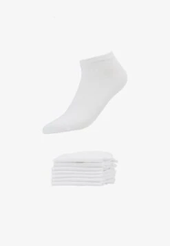 Pier One 7 PACK - Socken - White/black -K 217411fe169649c2b3fe48dc63b95bd8