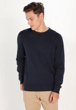 Pier One BASIC CREWNECK - Strickpullover - Dark Blue 13 Pier One BASIC CREWNECK - Strickpullover - Dark Blue -K 329922927e9b4f2e90d457cc0511bf45 1