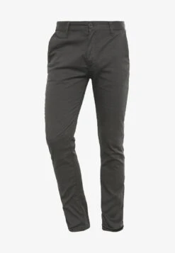 Pier One SLIM FIT CHINO - Chino - Dark Grey -K 33663e7d56c4433b9128b48901c67acf