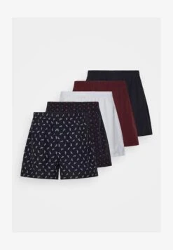 Pier One 5 PACK - Boxershorts - Dark Blue/bordeaux/ Blue 12 Pier One 5 PACK - Boxershorts - Dark Blue/bordeaux/ Blue -K 3422d9ed8c4f49da9db171652d2bfcfc