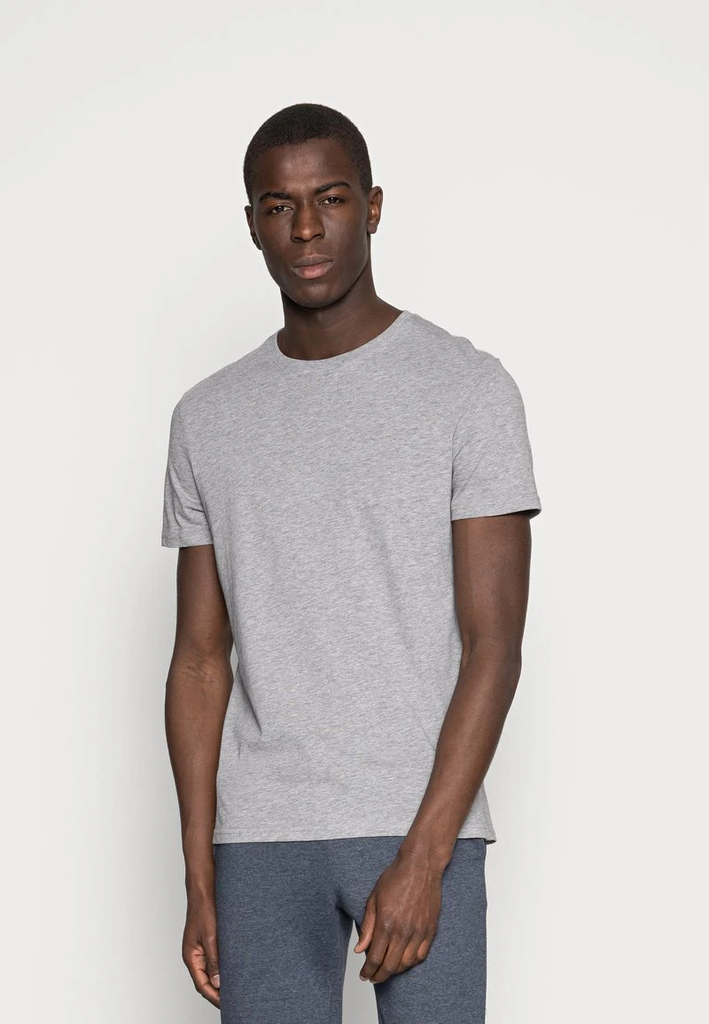 Pier One 3 PACK - T-Shirt Basic - White/black/light Grey 6 Pier One 3 PACK - T-Shirt Basic - White/black/light Grey – Bild 4