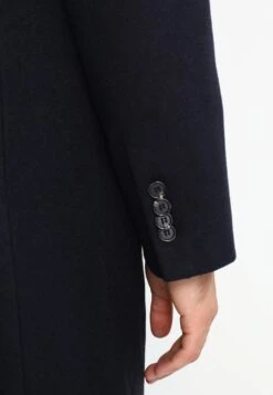 Pier One Klassischer Mantel - Navy -K 45269cb0f6b341b796077eef8022c5d0