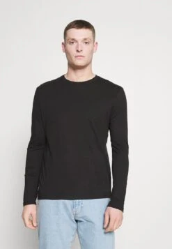 Pier One 5 PACK - Langarmshirt - White/dark Blu/grey -K 504fb867bed4445ca997ccec5c3b3174