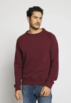 Pier One 2 PACK - Sweatshirt - Dark Blue/bordeaux -K 510407879ee34a6abd753a7b8d709b1b