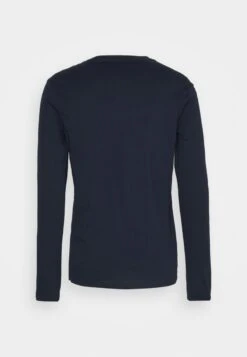 Pier One UNISEX 3 PACK - Langarmshirt - Black/dark Blue/stone -K 5d7f9ec3a08d4d85b1f36f4899d659e9