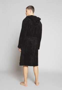 Pier One Bademantel - Black -K 75a98de977234435b0a886383a91af9e