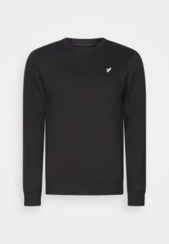 Pier One Sweatshirt - Black/mottled Grey -K 7954a7df4b094e52bda097136e48cead