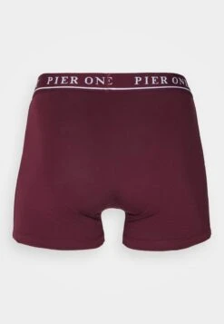 Pier One 5 PACK - Panties - Bordeaux/mottled Grey -K 7da8844dcdf84f679d2ae215c1b81ed3