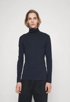 Pier One 2 PACK - Langarmshirt - Bordeaux/dark Blue -K 84af5f1b546f4cf78d1fd323b259e07e