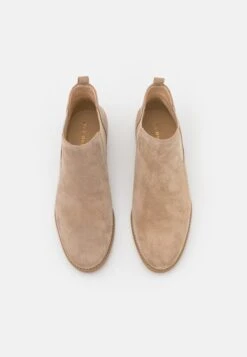 Pier One LEATHER - Ankle Boot - Beige -K 8718cb0cf7174c30b59d6ebeaa25e8de