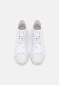 Pier One UNISEX - Sneaker High - White -K 8de458166913420995bdf3fadfee5261