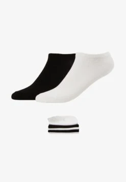 Pier One 7 PACK - Socken - White/black -K 8edda15e477646a59a910b8b0939c39b