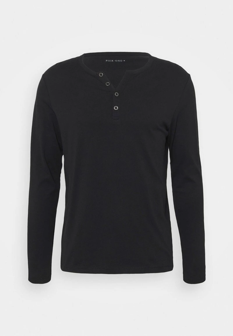 Pier One Langarmshirt - Black 7 Pier One Langarmshirt - Black – Bild 5