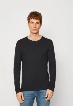 Pier One 2 PACK - Langarmshirt - Light Blue/dark Blue -K 9558d7e27c7a496ea095985662933618