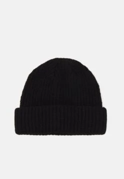 Pier One SHORT MICRO BEANIE UNISEX - Mütze - Black -K 9f21733eb7c144e99d0caa1c7530c76b 1