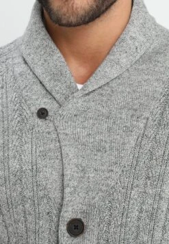 Pier One Strickjacke - Mottled Dark Grey -K a81bf8b9d0cc4071ae6e5334e2ae0b0e