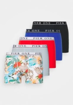 Pier One 5 PACK - Panties - Black/red/light Blue -K a98897e57c8d47b7b55c29b01d1c9606
