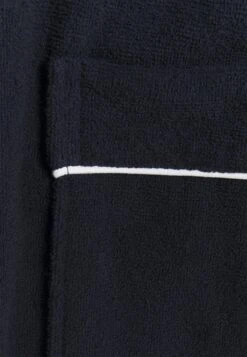 Pier One Bademantel - Dark Blue/white -K af5db020933b45ceb4cef8b9825af3a6