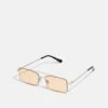 Pier One UNISEX - Sonnenbrille - Silver-coloured, Orange -K b33976f6e44349a1b7687bc073608575
