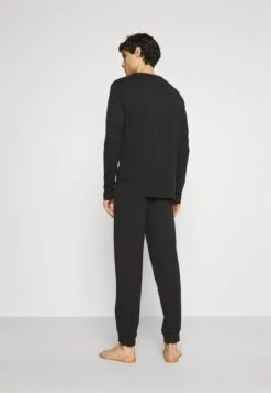 Pier One Nachtwäsche Set - Black -K b9b8fb88b64649ea840444d93817e424