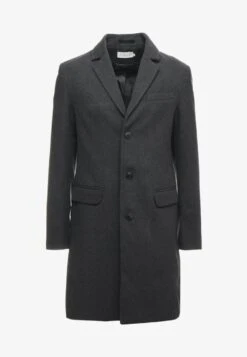 Pier One Klassischer Mantel - Mottled Grey -K c8fa6e82fd744e36a918c6eca16adc8c