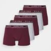Pier One 5 PACK - Panties - Bordeaux/mottled Grey -K d14cfd0e857342e5ab780ebed3841c16