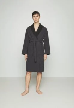 Pier One SHAWL TOWEL BATHROBE - Bademantel - Dark Grey 9 Pier One SHAWL TOWEL BATHROBE - Bademantel - Dark Grey -K d74acb5b72bf4a45a923d6b0a18d6eaf