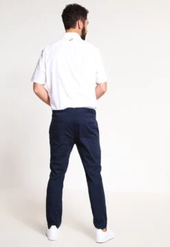 Pier One SLIM FIT CHINO - Chino - Dark Blue 10 Pier One SLIM FIT CHINO - Chino - Dark Blue -K d781d37eda76425a93e9a0a3b37f56fe