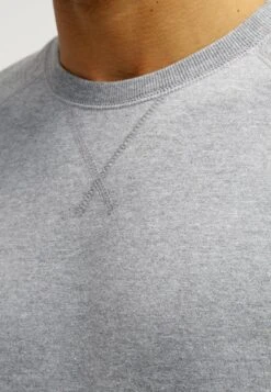 Pier One Sweatshirt - Mid Grey Melange -K dd0d57d6d38c4e8e8ba8f643c1d2d4ab