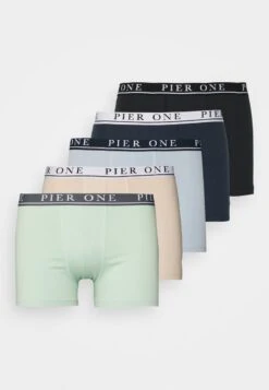 Pier One 5 PACK - Panties - Beige/light Green/black -K e0908b74d58443eca85f261ae7c2aa9f