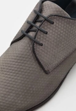 Pier One LEATHER - Schnürer - Dark Grey -K e0f1574267c74dc1b5d53d5cfef035ae